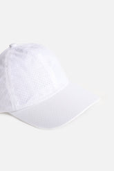 CAPPELLO BASEBALL TRAFORATO BIANCO